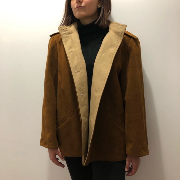 Faux suede jacket - Picture 3 of 5